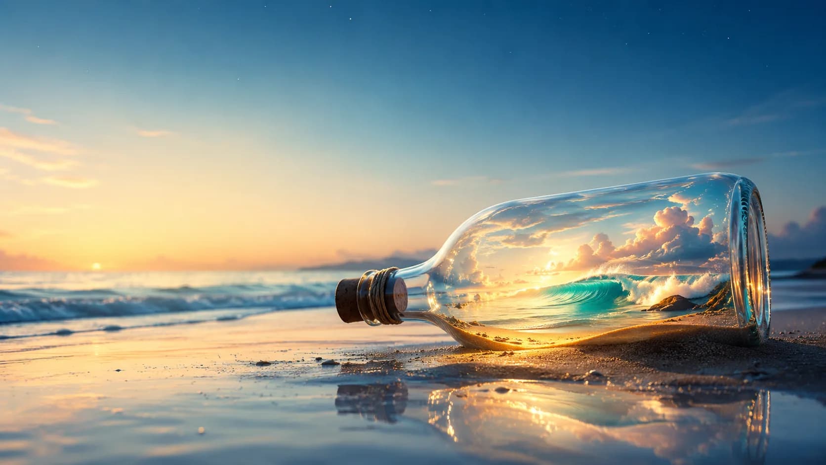 Sfondo 6 della raccolta Luce delle maree per uno spazio di lavoro visivo con Glass Desktop Box