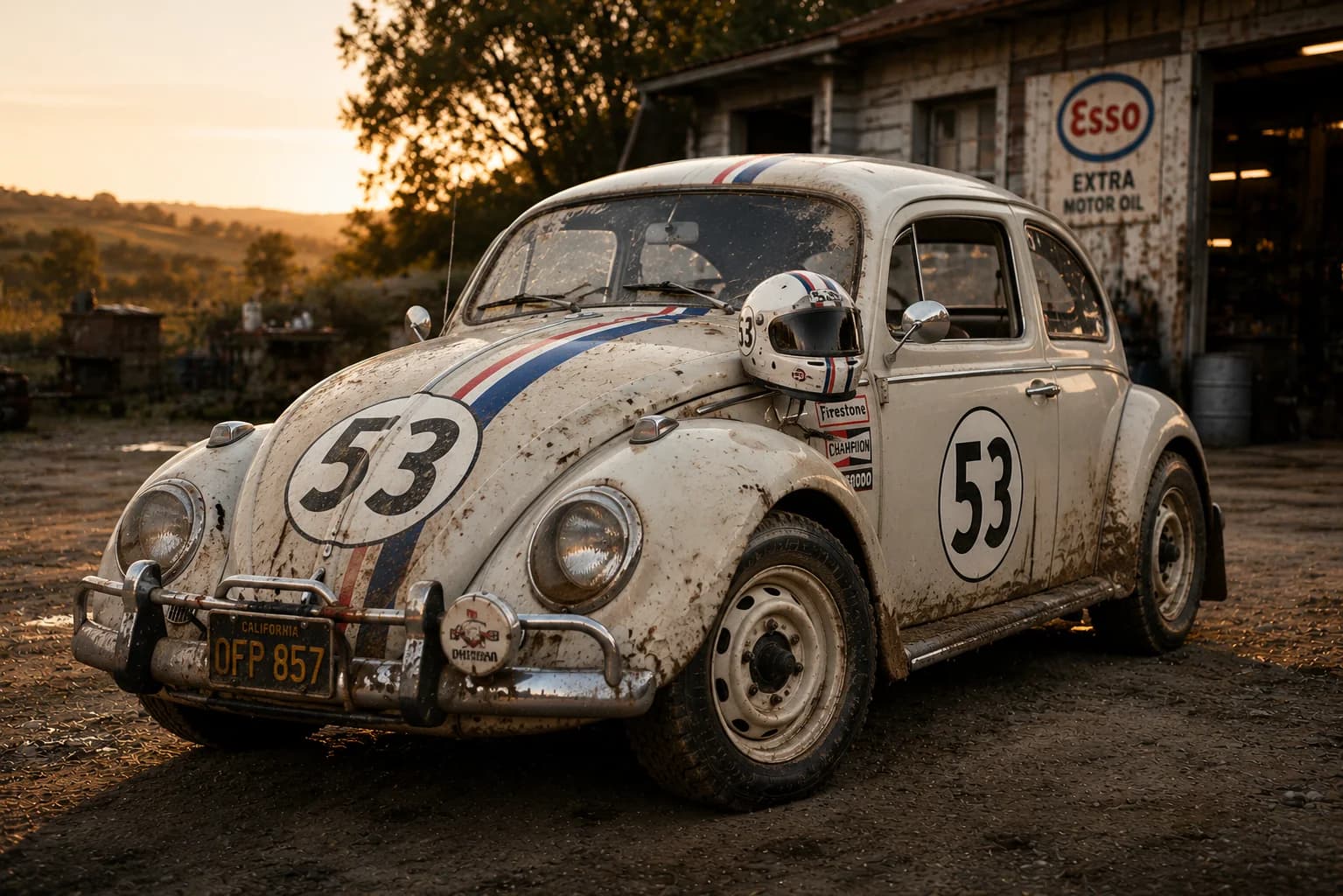 Volkswagen Beetle с патиной номер 53 — для организации рабочего стола с обменом файлами