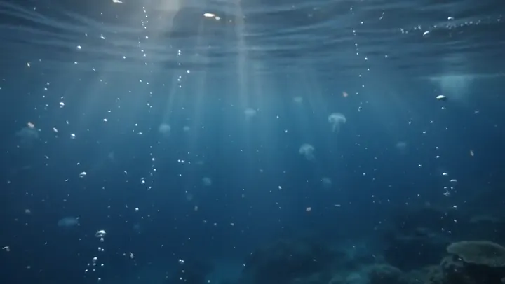 Medusa bajo el agua — Medusa bajo el agua cobra vida como una animación silenciosa para cajas y el escritorio.