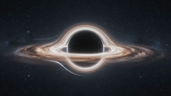 Agujero negro en el espacio — Agujero negro en el espacio cobra vida como una animación silenciosa para cajas y el escritorio.