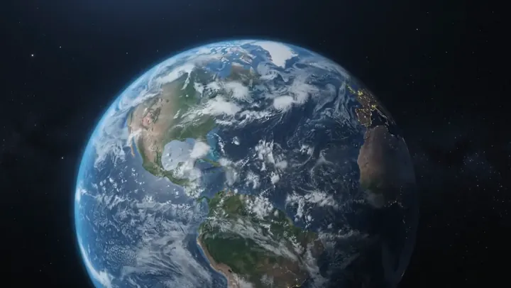 Satélite sobre la Tierra — Satélite sobre la Tierra cobra vida como una animación silenciosa para cajas y el escritorio.