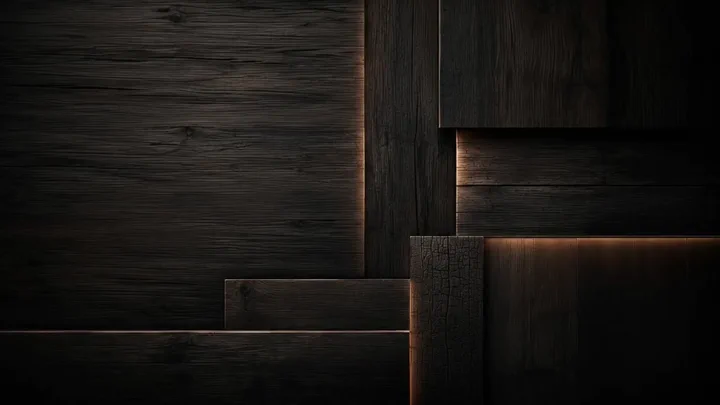 Wooden Bars in Motion — Wooden bars move together in a calm geometric rhythm.