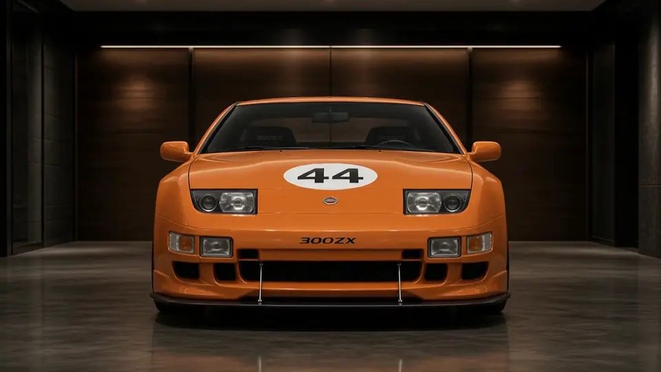 Windowsデスクトップとワークスペースを視覚的に整理するための Orange NSX Heritage アニメーションカー背景