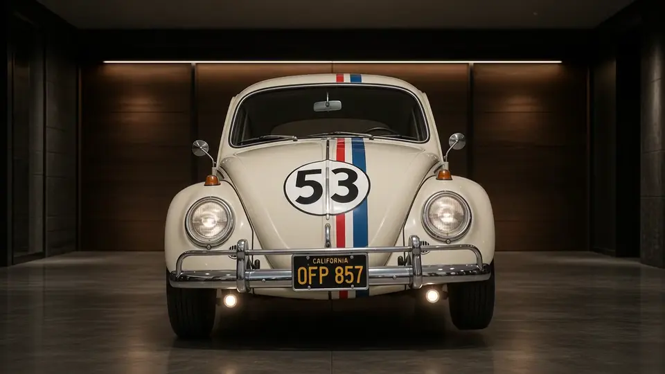 Rally Beetle 53 como fondo de coche animado para organizar visualmente el escritorio de Windows y el espacio de trabajo