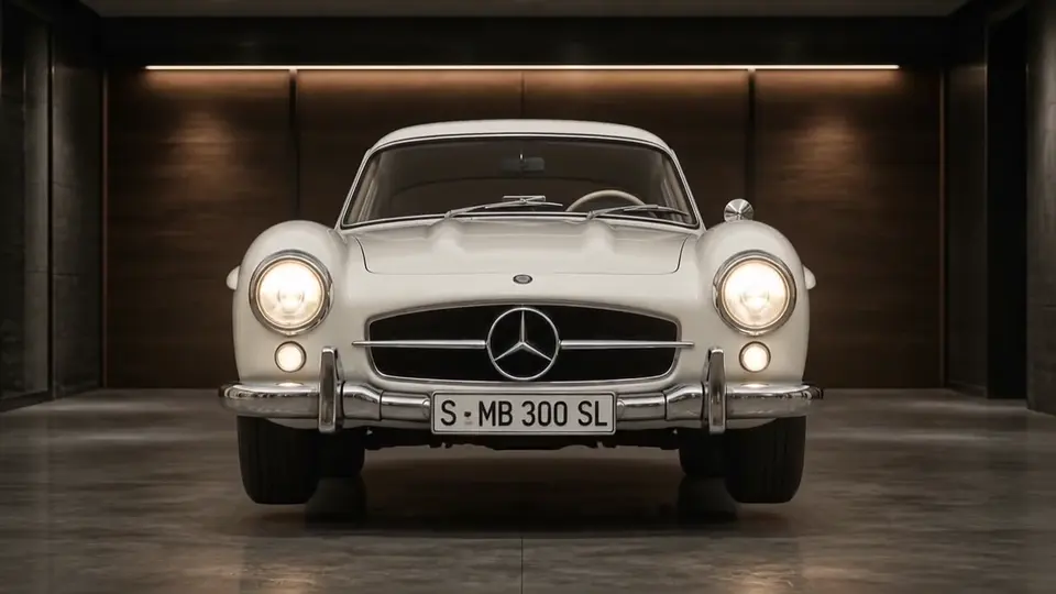 Silver Gullwing Classic como fondo de coche animado para organizar visualmente el escritorio de Windows y el espacio de trabajo