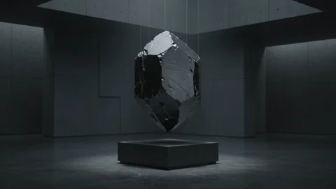 Cristal negro 2. Una animación tranquila y sin sonido: Cristal negro 2.