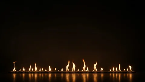 Llamas silenciosas. Una animación tranquila y sin sonido: Llamas silenciosas.